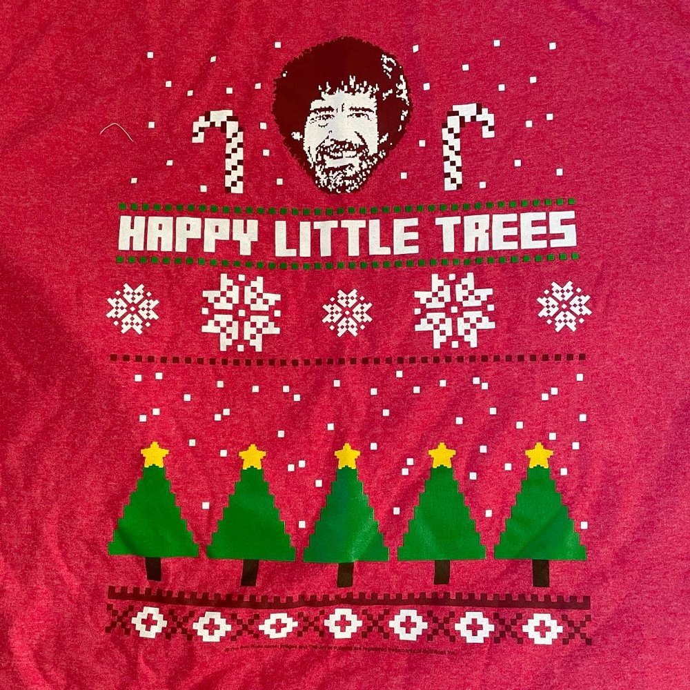 Bob Ross Christmas T-Shirt